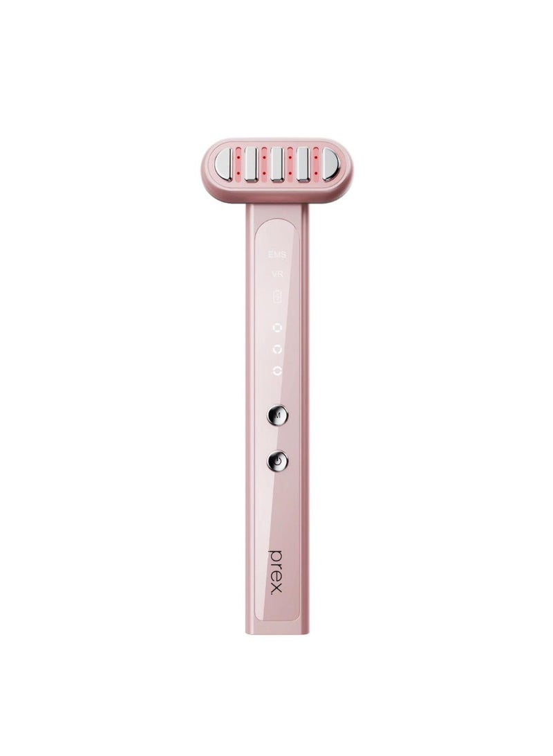 Prex LED Wand Red Light Eye Firming Facial Massager, Home Eye Massager, Easy to Carry, Anti-Aging, Wrinkles, Bubbles, Reduce Dark Circles, Wrinkles, Pink - Image 1